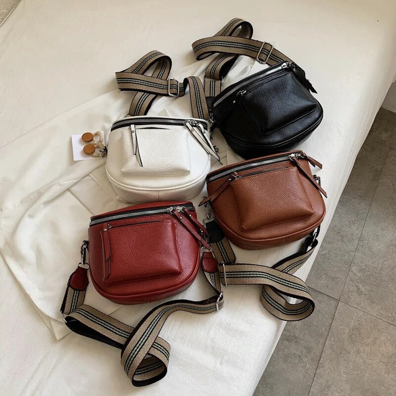 Handliche Schultertasche - praktische Crossbody-Tasche für unterwegs