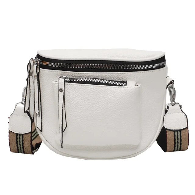 Handliche Schultertasche - praktische Crossbody-Tasche für unterwegs