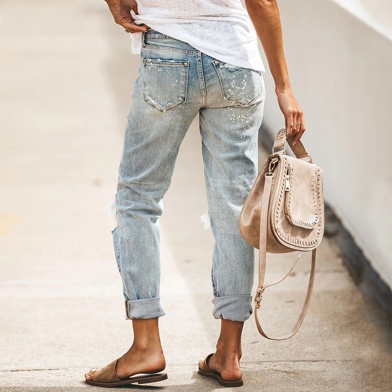 WW | Zwei Ripped Knee Slim Fit Jeans