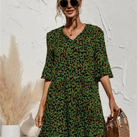 WW | Lebhaftes Floral Sommerkleid