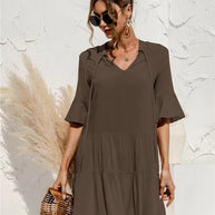 WW | Lebhaftes Floral Sommerkleid