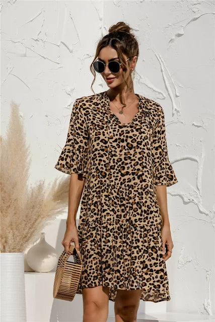 WW | Lebhaftes Floral Sommerkleid