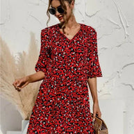 WW | Lebhaftes Floral Sommerkleid