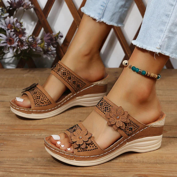 WW - Orthopädische Blumen Sandalen
