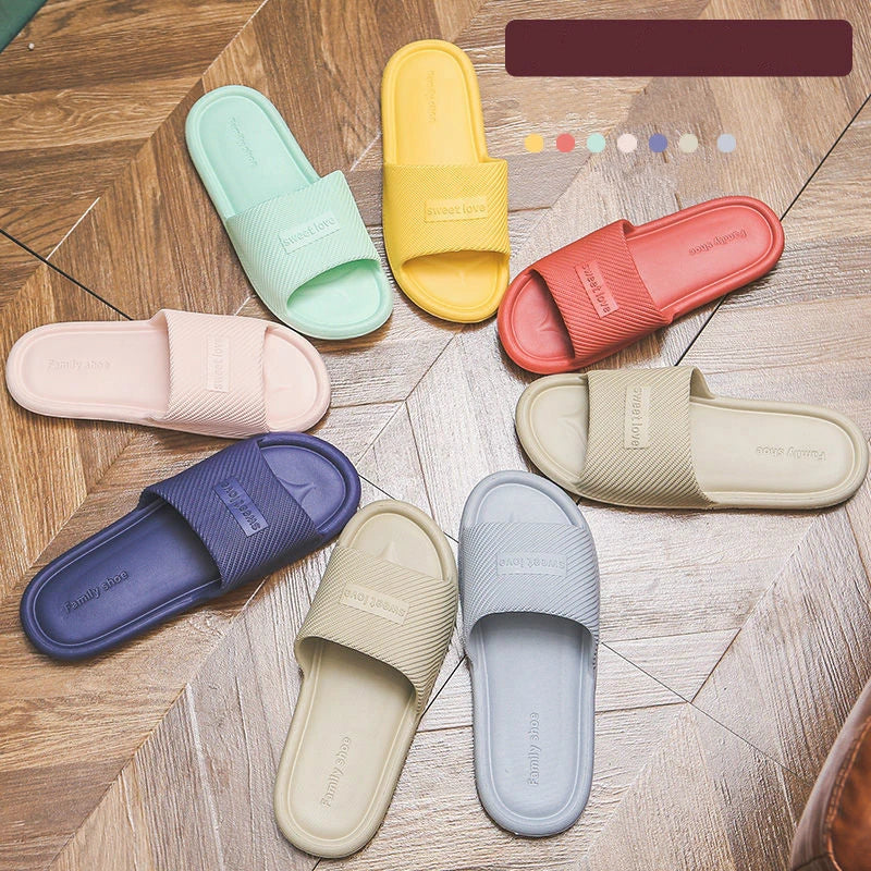 WW – Rutschfeste Sommer-Flip-Flops für Damen: Bequeme Hausschuhe für den Innenbereich, wasserdichtes EVA-Material
