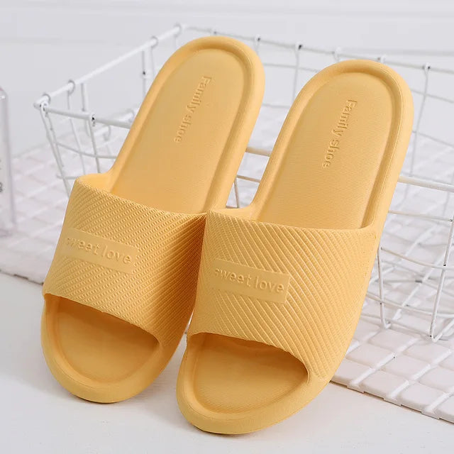 WW – Rutschfeste Sommer-Flip-Flops für Damen: Bequeme Hausschuhe für den Innenbereich, wasserdichtes EVA-Material
