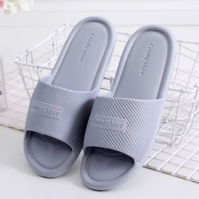 WW – Rutschfeste Sommer-Flip-Flops für Damen: Bequeme Hausschuhe für den Innenbereich, wasserdichtes EVA-Material