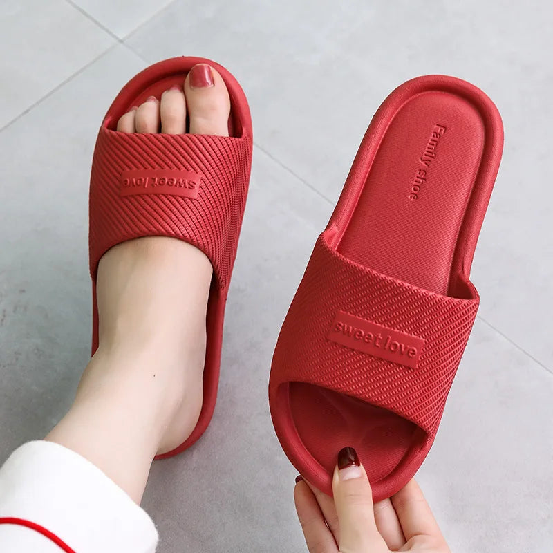 WW – Rutschfeste Sommer-Flip-Flops für Damen: Bequeme Hausschuhe für den Innenbereich, wasserdichtes EVA-Material