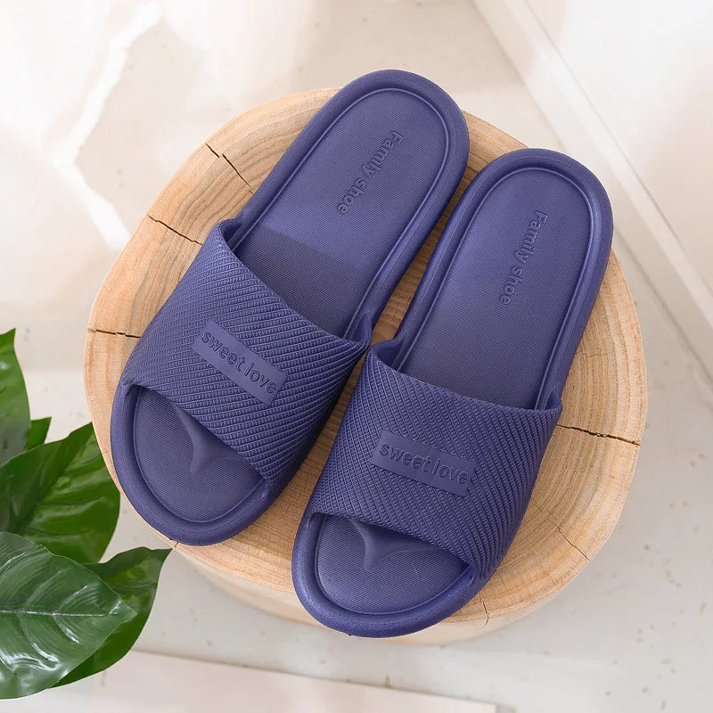 WW – Rutschfeste Sommer-Flip-Flops für Damen: Bequeme Hausschuhe für den Innenbereich, wasserdichtes EVA-Material