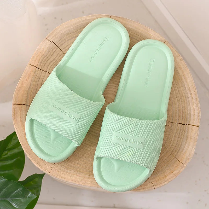 WW – Rutschfeste Sommer-Flip-Flops für Damen: Bequeme Hausschuhe für den Innenbereich, wasserdichtes EVA-Material