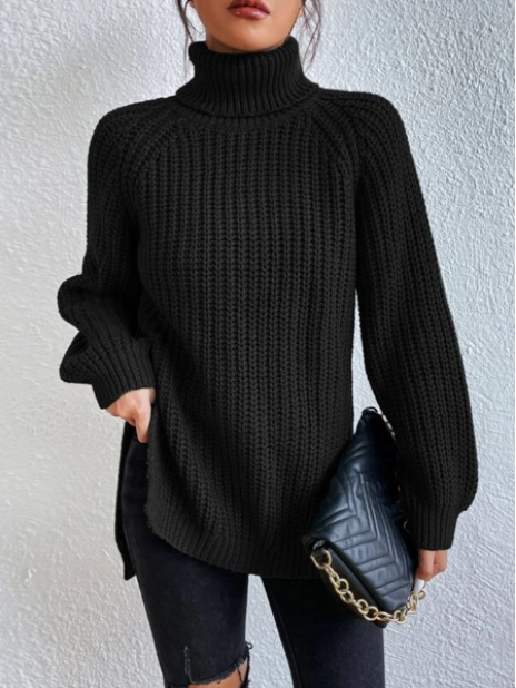 W&W Mode - Gemütlicher Strick-Rollkragenpullover