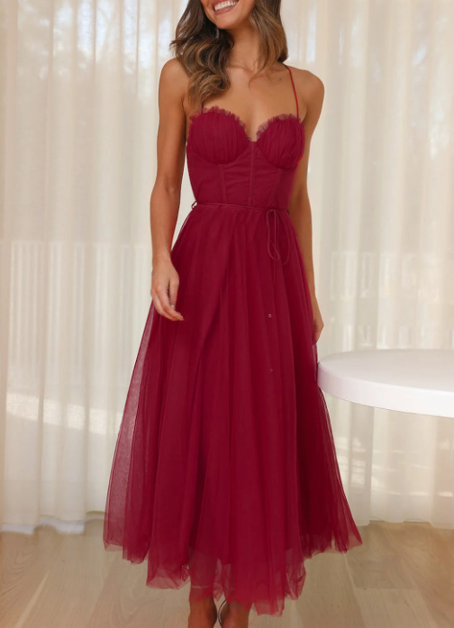 W&W Mode | Ärmelloses Midi Kleid
