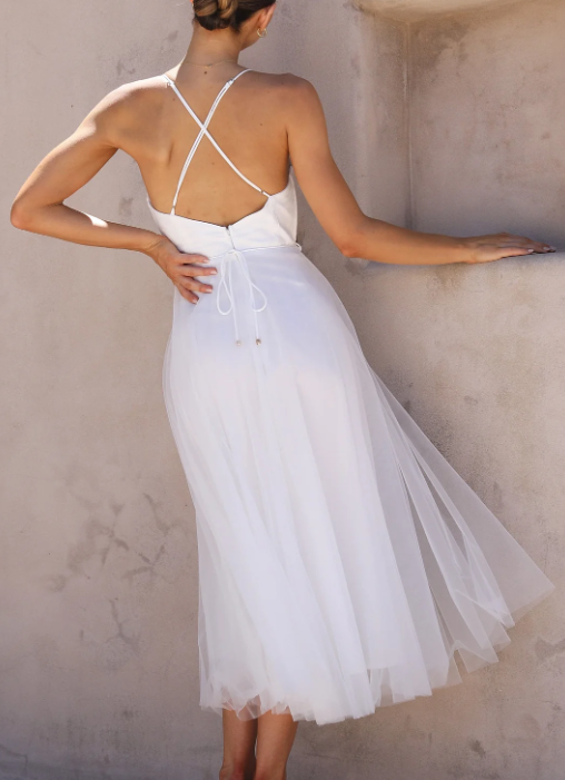 W&W Mode | Ärmelloses Midi Kleid