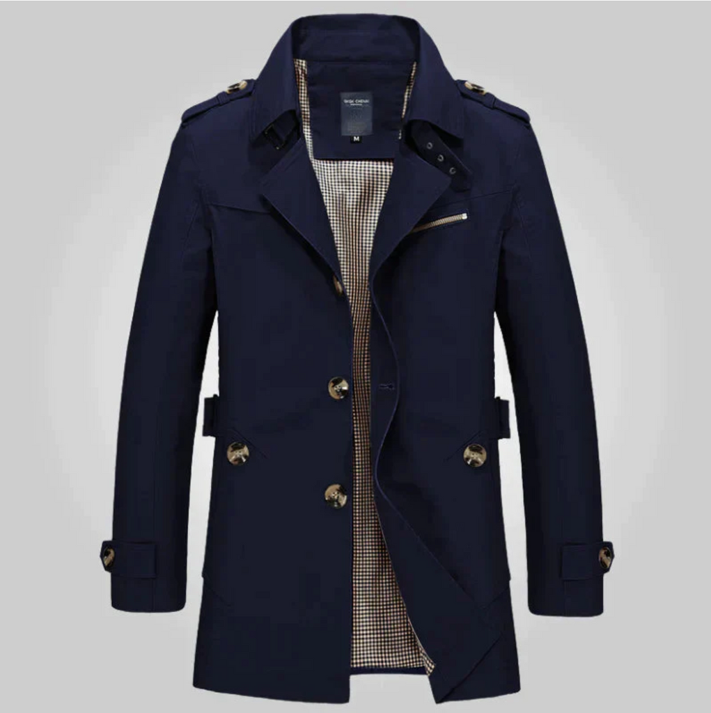 WW | Trenchcoat Für Herren Klassisches Design Und Raffinierter Stil