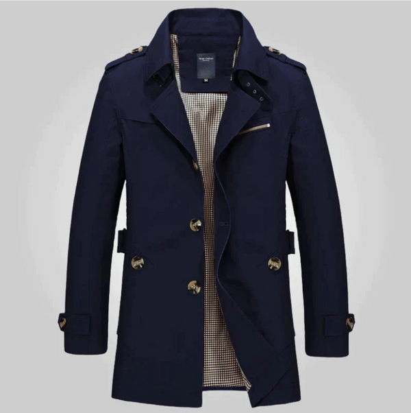 WW | Trenchcoat Für Herren Klassisches Design Und Raffinierter Stil