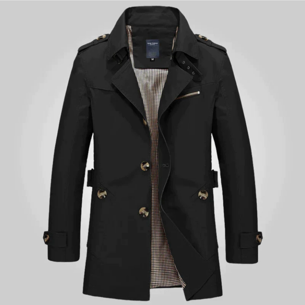 WW | Trenchcoat Für Herren Klassisches Design Und Raffinierter Stil