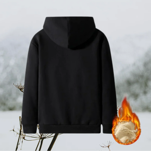 W&W Mode Unisex - Lammfellmantel mit Kapuze