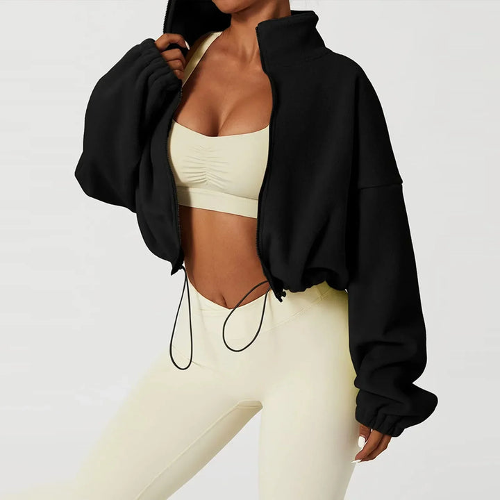 W&W Mode - Gekürzte Fleece Jacke