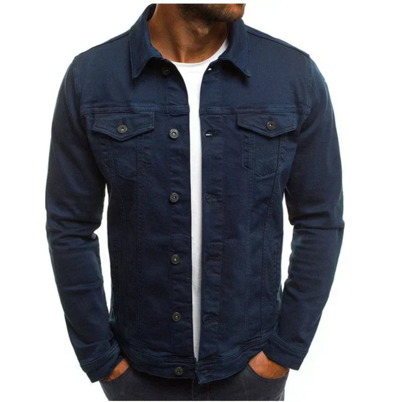 W&W Mode | Lässige Jeansjacke Für Herren