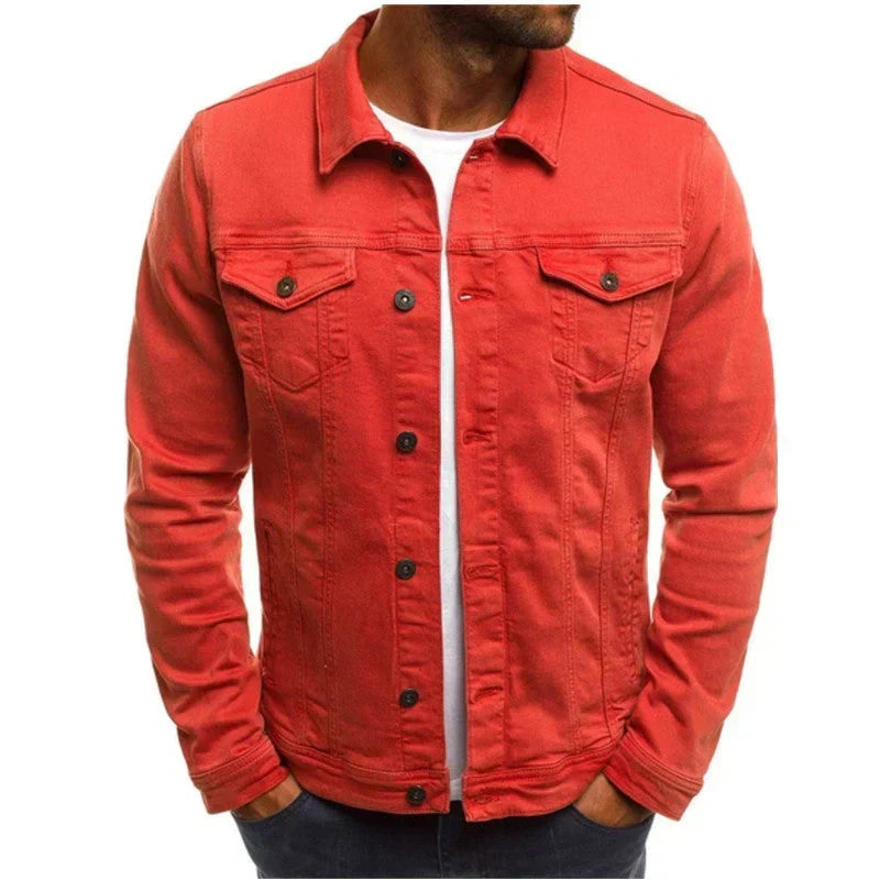 W&W Mode | Lässige Jeansjacke Für Herren