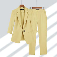 WW | Blazer Mit Hosen Satz Stilvoll