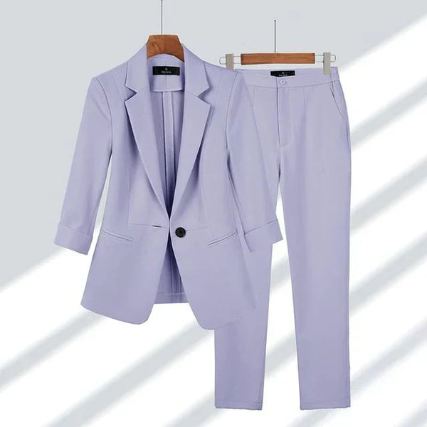 WW | Blazer Mit Hosen Satz Stilvoll