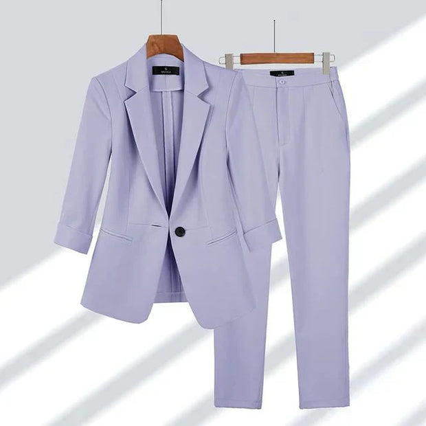 WW | Blazer Mit Hosen Satz Stilvoll