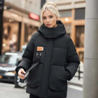 WW | Stilvolle Winter Casual Baumwollgepolsterte Parka Jacke Für Frauen