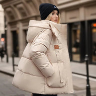 WW | Pufferjacke mit Kapuze - Ultra-warme Isolierung - Winter Street Style - Praktisches Design