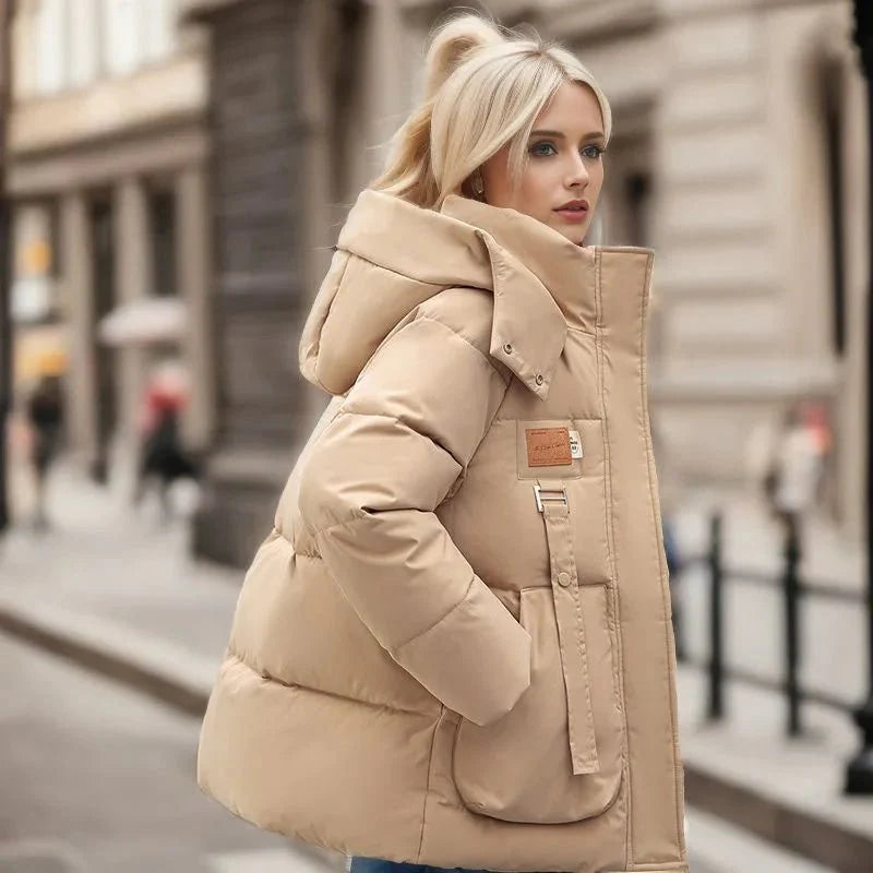 WW | Pufferjacke mit Kapuze - Ultra-warme Isolierung - Winter Street Style - Praktisches Design