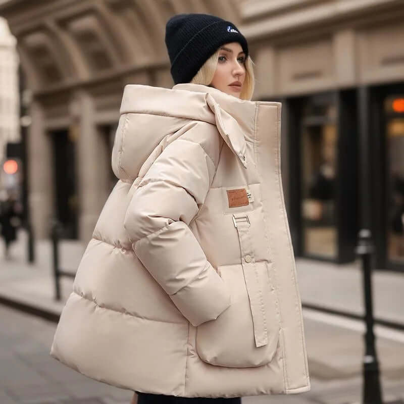 WW | Stilvolle Winter Casual Baumwollgepolsterte Parka Jacke Für Frauen