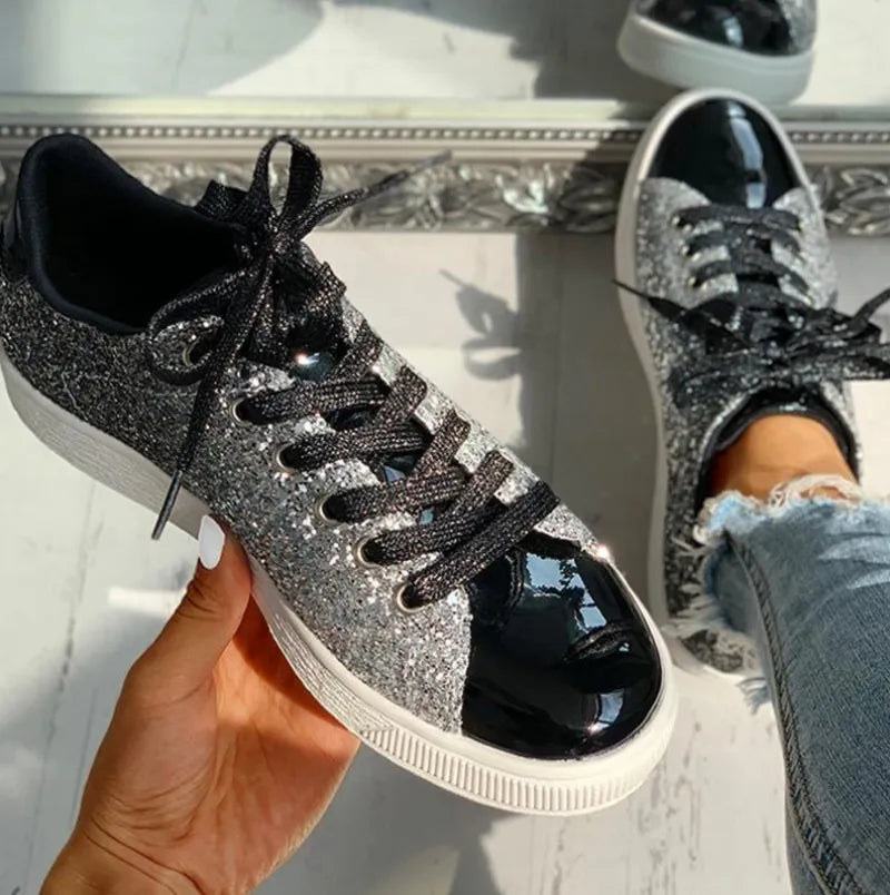 WW | Luxus legere Damenschuhe mit Pailletten