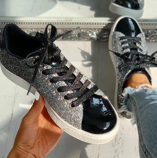 WW | Luxus legere Damenschuhe mit Pailletten