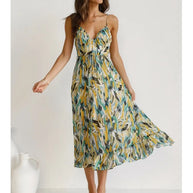 Farbenfrohes Midikleid
