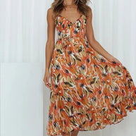 Buntes Midikleid