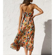 Farbenfrohes Midikleid