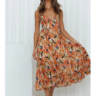 Farbenfrohes Midikleid