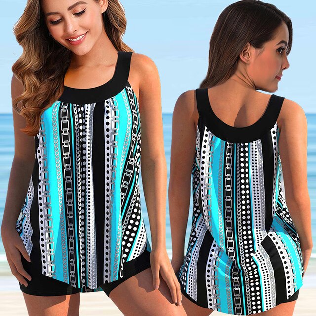 WW | Eleganter Tankini Badeanzug Für Damen