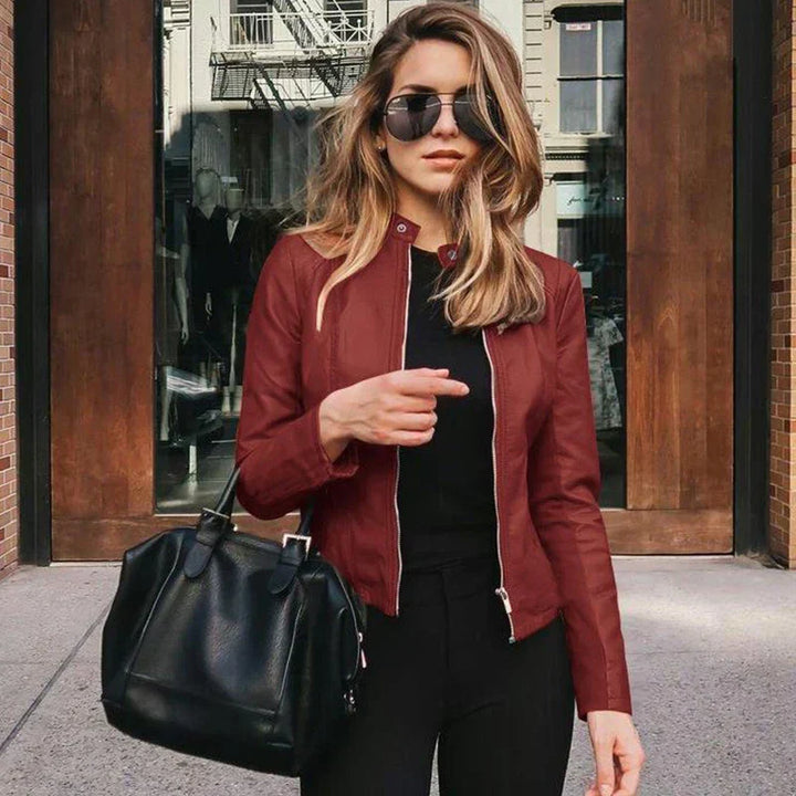 W&W Mode - Klassische Warme Zip-Up-Jacke
