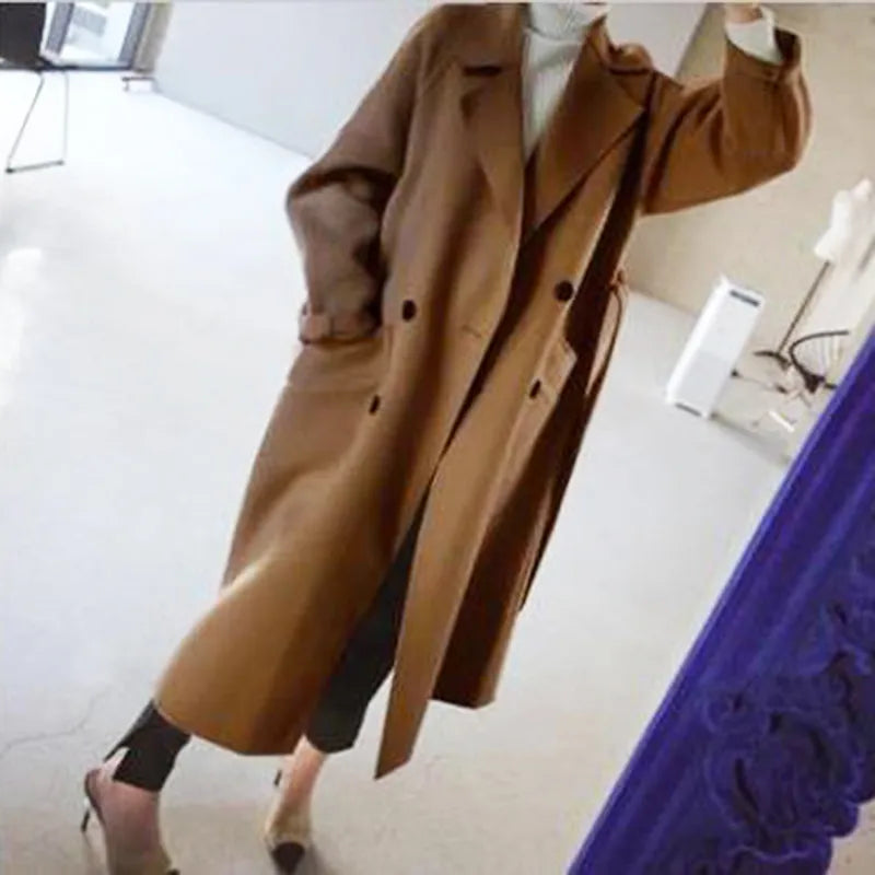 Wollene Herbst-/Winterjacke für Damen
