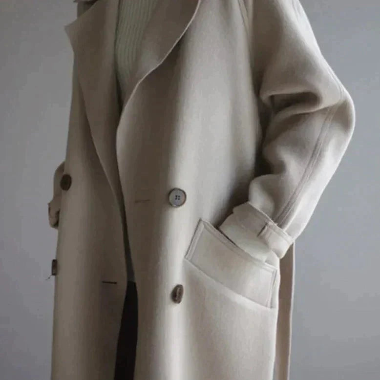 Herbst-/Wintermantel aus Wolle für Damen