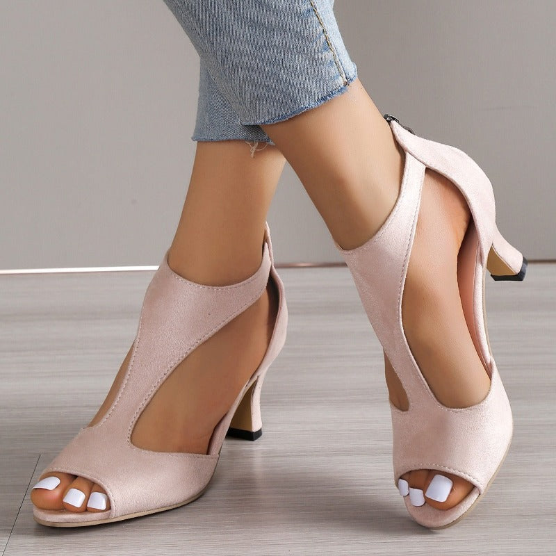 WW | Peep Toe High Heels