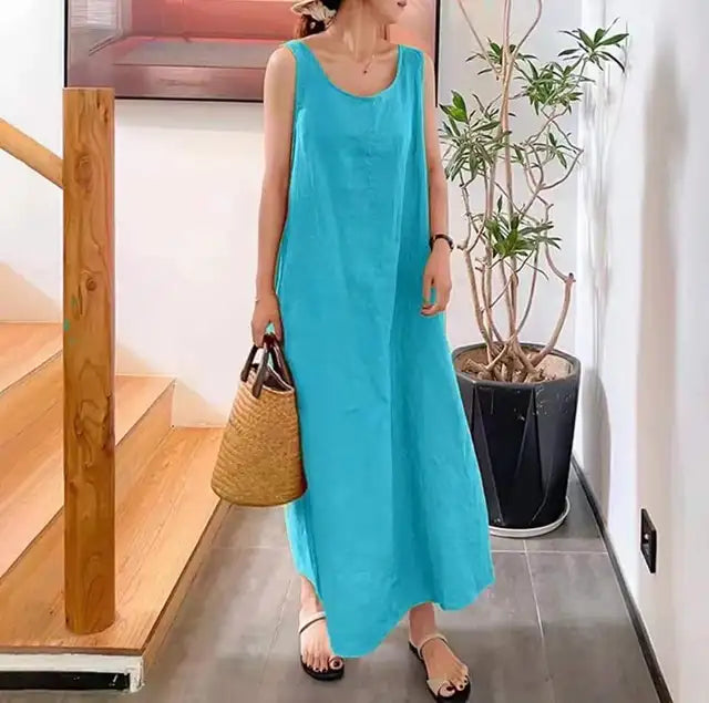 WW | Bequeme Leinenkleid