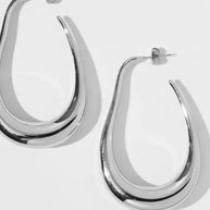 WW | Minimalistische Insel Ohrringe in Silber