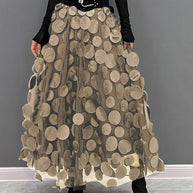 WW | Schicker Rock aus Polka Dot und Tüll Patchwork