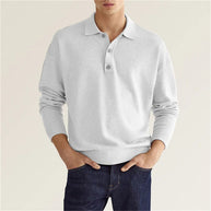 WW | Stilvolles Lässiges Langarm-Poloshirt