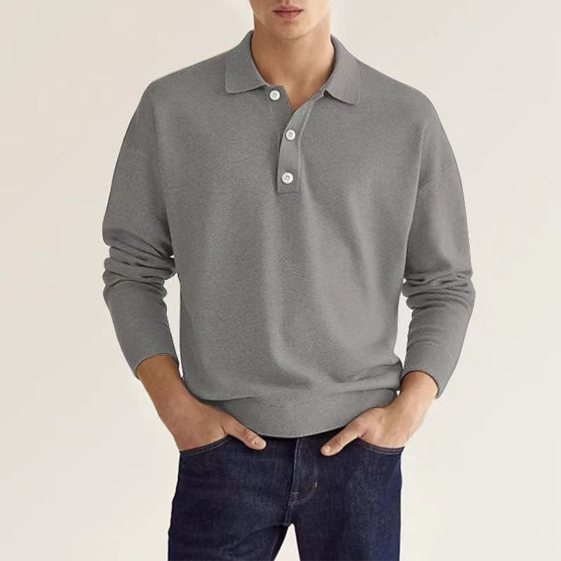 WW | Stilvolles Lässiges Langarm-Poloshirt