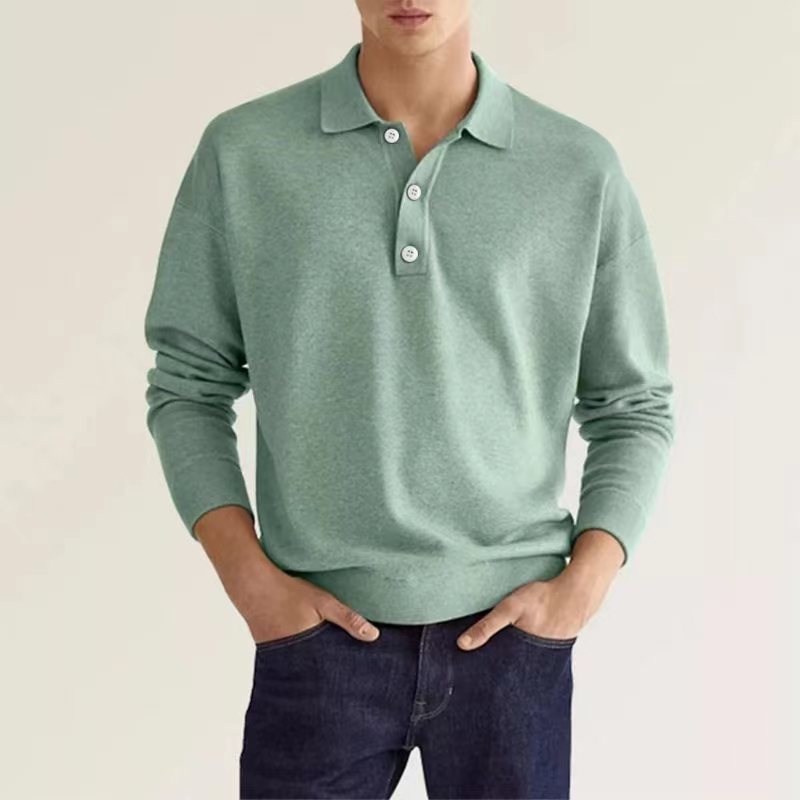 WW | Stilvolles Lässiges Langarm-Poloshirt
