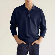WW | Stilvolles Lässiges Langarm-Poloshirt