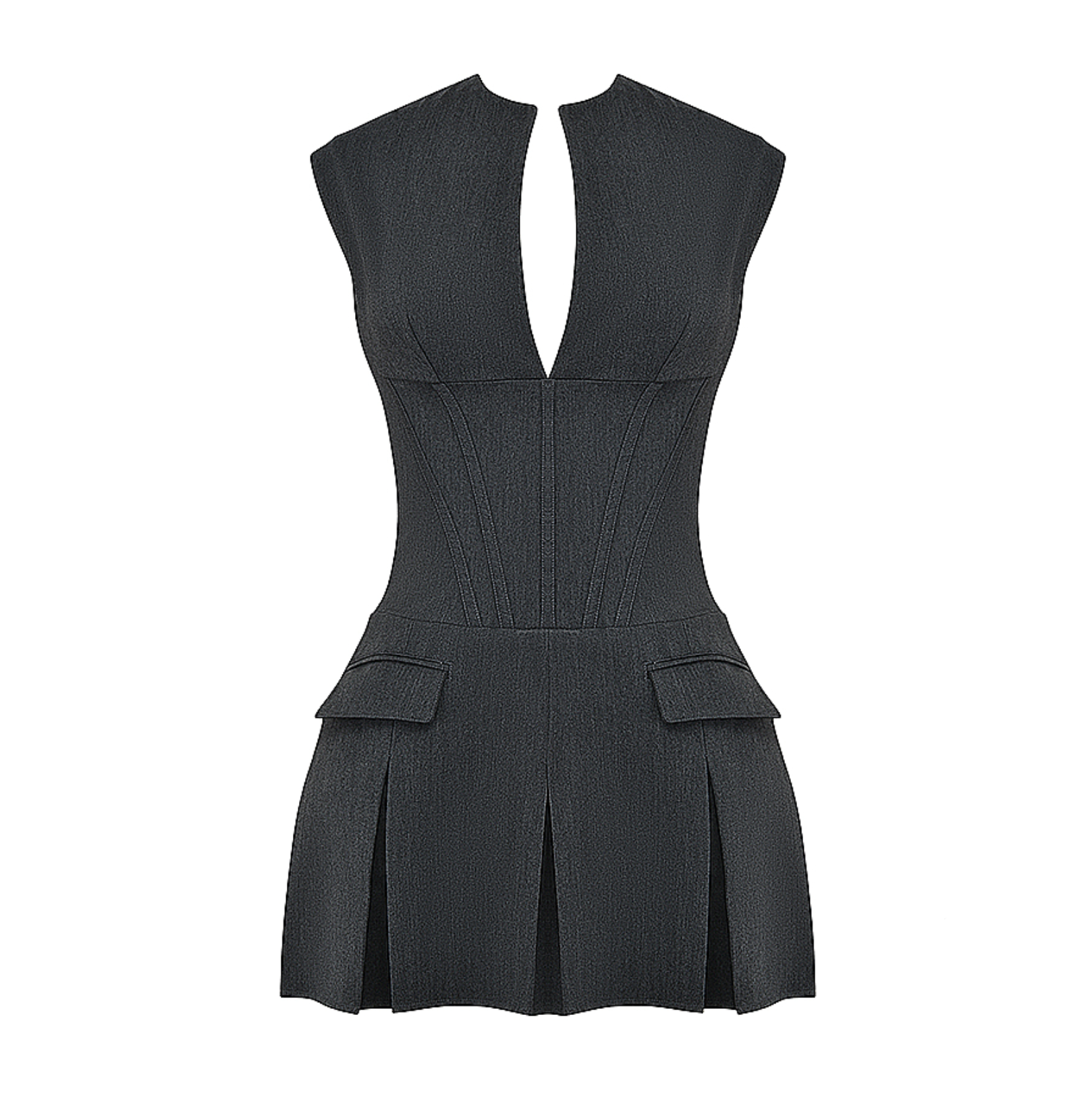 WW | Plissiertes Mini Kleid